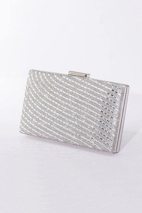 Rhinestone Chain Crossbody Bag