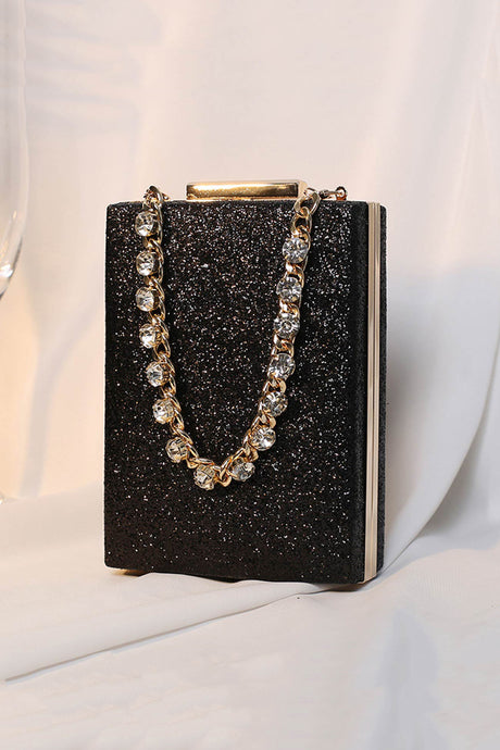 Rhinestone Chain Glitter Handbag