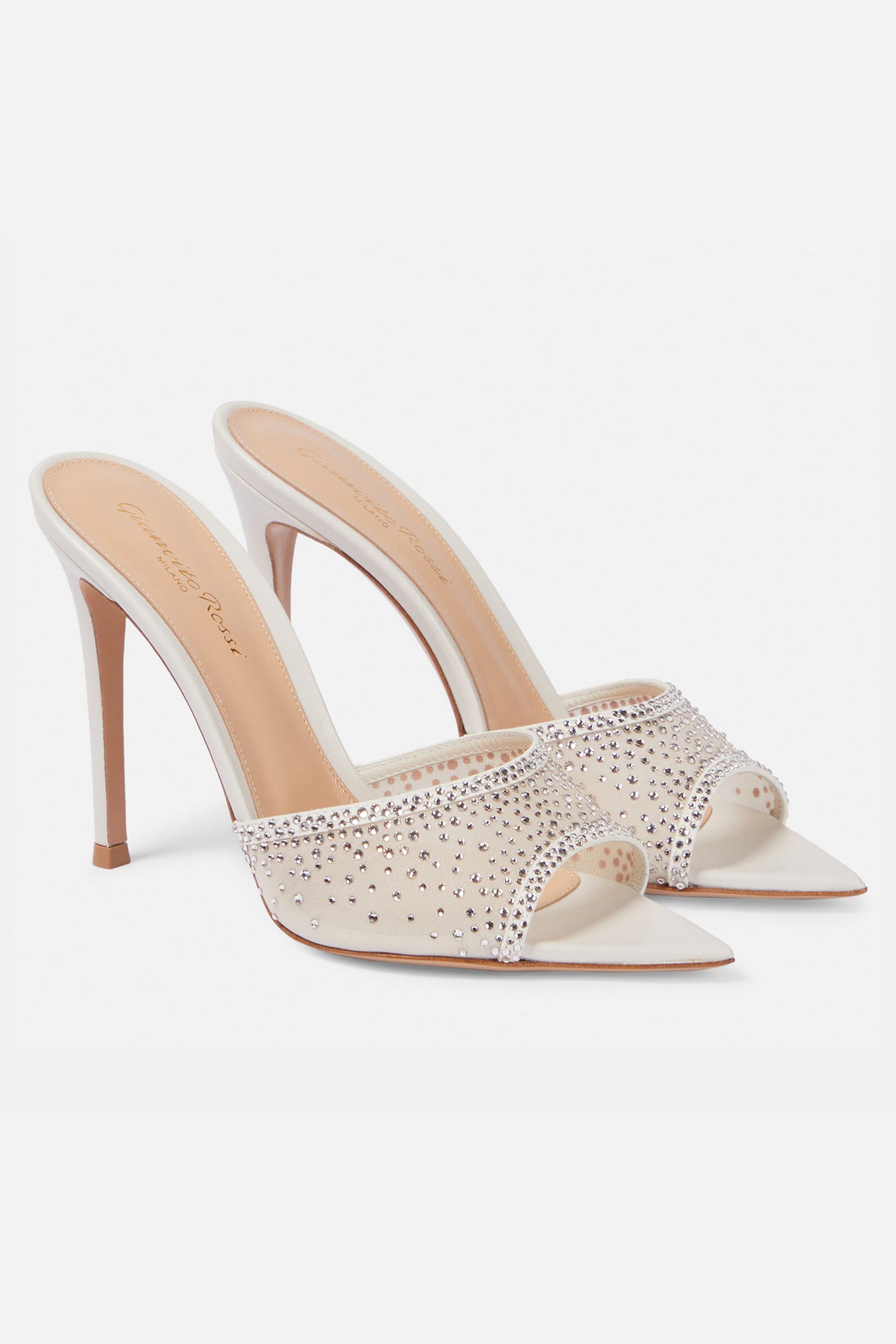 Buy Geminigirl Women's Rhinestone Sandals with Stiletto Heels Wedding Party  Dress Shoes Gold 7 M US Online at desertcartINDIA