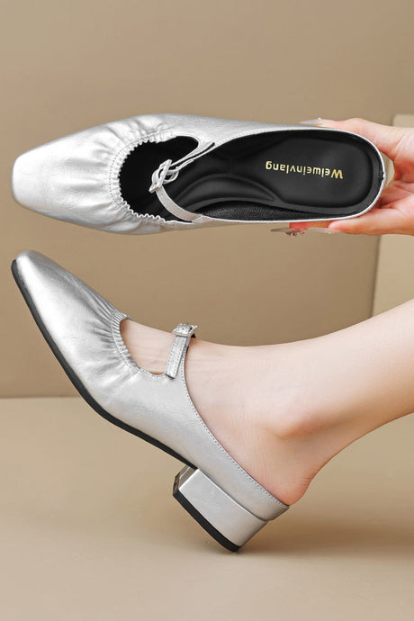 Arolora ruched-closed-toe-heels