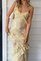 Arolora ruffled-spaghetti-strap-backless-maxi-dress