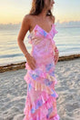 Arolora ruffled-spaghetti-strap-backless-maxi-dress