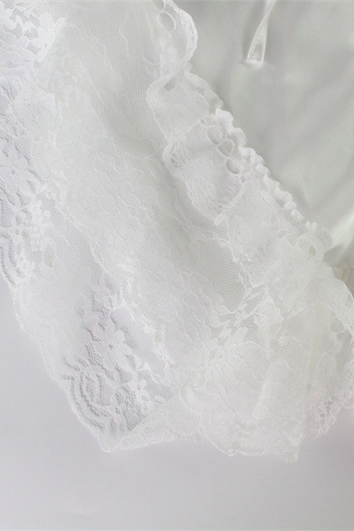 Satin Lace Patchwork Strappy Shorts Loungewear