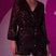 Arolora Sequin V Neck Tie-up Rompers