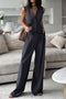 Sleeveless Vest Top Long Pants Two-Piece Set