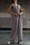 Sleeveless Vest Top Long Pants Two-Piece Set