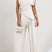 Arolora Solid Color Irregular Vest Pants Set