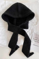 Solid Color Knitted Scarf Hat