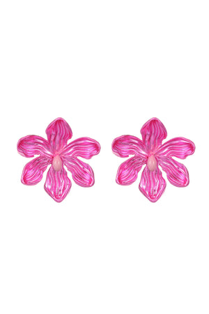 Solid Color Petal Earrings