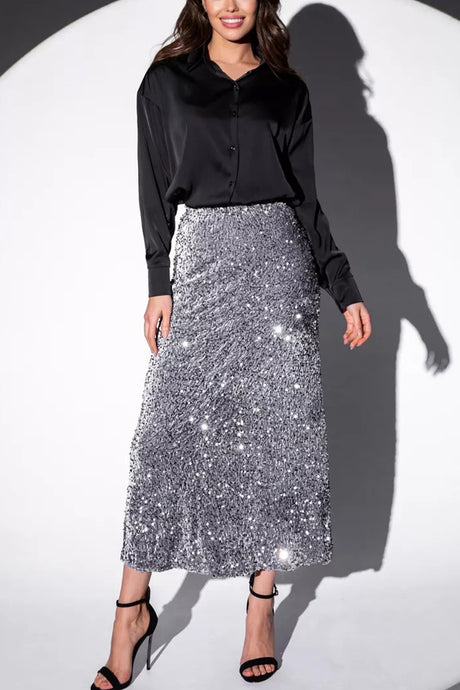 Arolora Solid Color Slim Fit Blouse