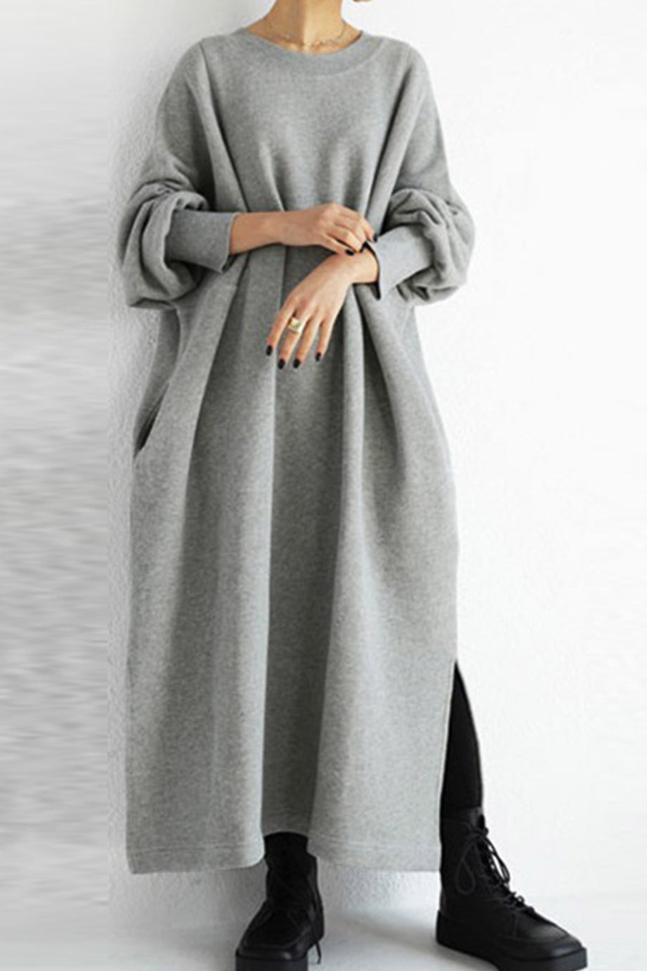 Long sleeve sweatshirt online dress