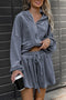 Arolora solid-hoodie-crop-top-shorts-set