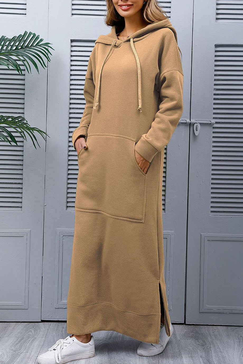 Full length 2024 hoodie dress