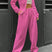 Arolora solid-slim-fit-hoodie-pants-suits