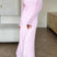 Arolora solid-color-knitted-semi-sheer-maxi-dress-set