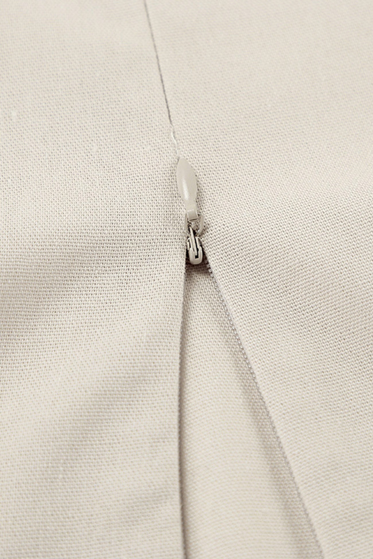 Arolora Spaghetti Straps A-line Cotton Linen Dress