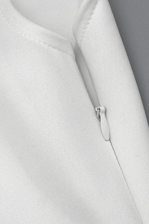 Arolora Square Neck Corset Swing Dress