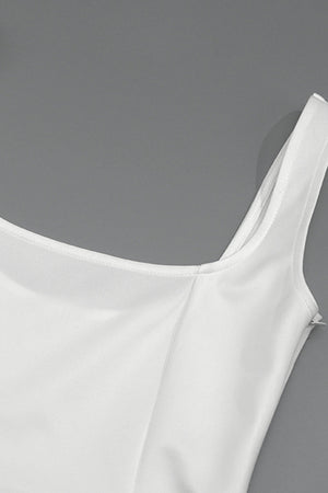 Arolora Square Neck Corset Swing Dress