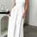 Arolora strapless-pleated-back-shirred-maxi-dress