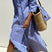 Arolora printed-half-sleeve-shirt-dress
