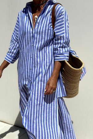 Arolora printed-half-sleeve-shirt-dress