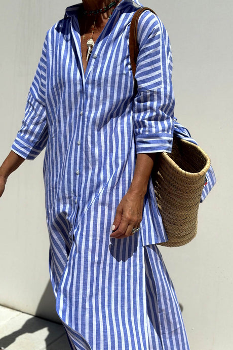 Arolora printed-half-sleeve-shirt-dress