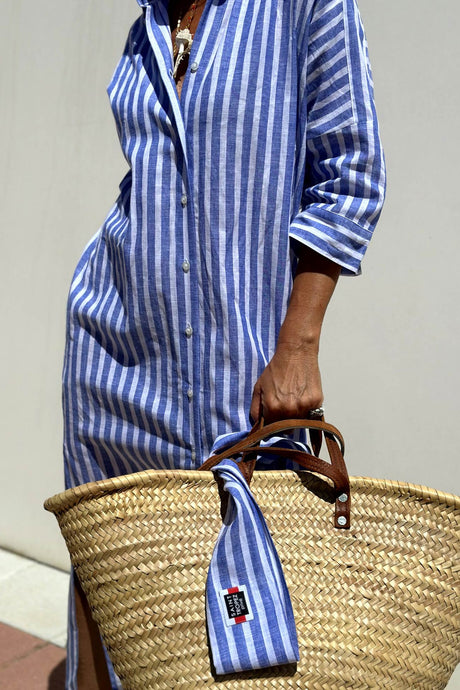 Arolora printed-half-sleeve-shirt-dress