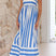 Arolora striped-smocked-cutout-cami-dress