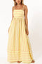 Arolora striped-smocked-cutout-cami-dress