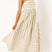 Arolora striped-smocked-cutout-cami-dress