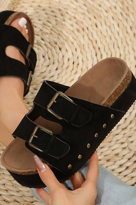 Arolora Suede Platform Sandal