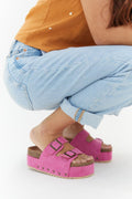 Arolora Suede Platform Sandal