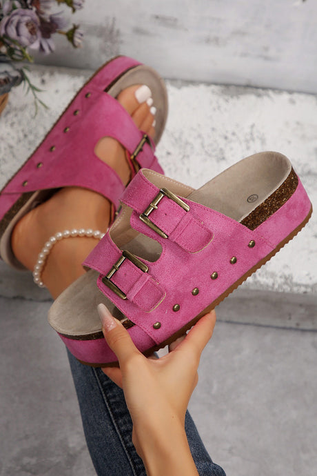 Arolora Suede Platform Sandal