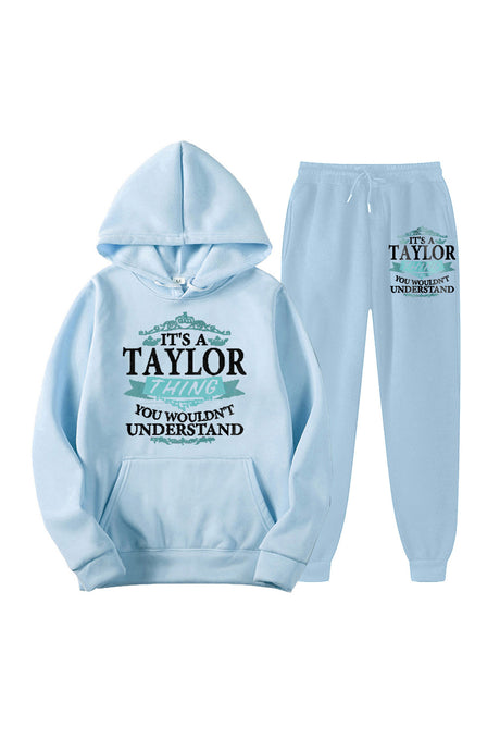 Taylor's Graphic Hoodie Long Pants Suits