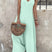 Arolora tie-straps-v-neck-slit-wide-leg-jumpsuits