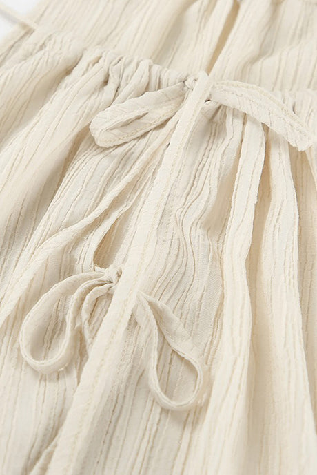 Arolora Tie-up Vest Long Pants Set