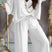 Arolora v-neck-bat-sleeve-solid-shirt-suits