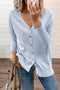 Arolora v-neck-button-down-cardigan