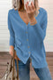 Arolora v-neck-button-down-cardigan