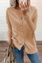 Arolora v-neck-button-down-cardigan