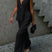 Arolora V Neck Cotton Loose Vest Pants Set