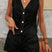 Arolora V Neck Embroidery Hollow Out Vest Set