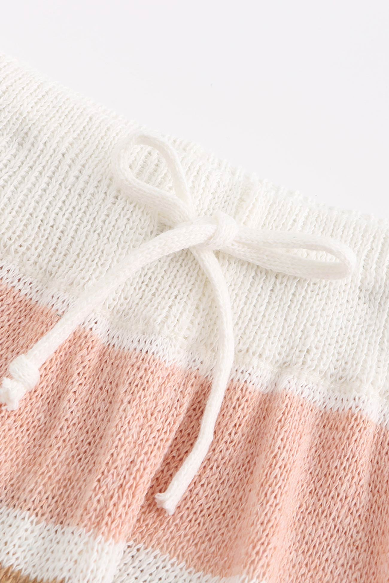 V Neck Knit Tank Top Shorts Suits