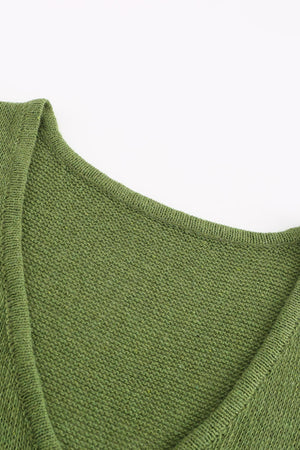 V Neck Knit Tank Top Shorts Suits