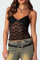 V Neck Lace Cami Top