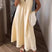 Arolora V Neck Pocketed A-line Sundress