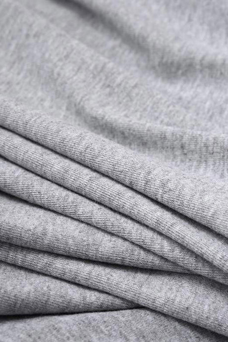 V Neck Slit Hem Sweatshirt Dress