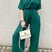 Arolora v-neck-tie-waist-wide-leg-jumpsuits