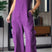 Arolora v-neck-back-smocking-pocket-jumpsuits