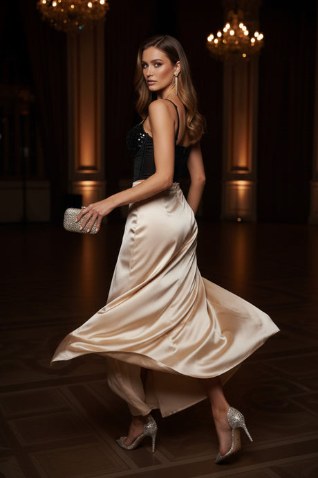 Velvet Patchwork Sequins Cami Top